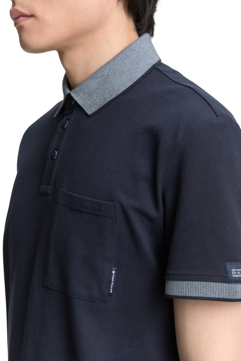 Tom Tailor detailed printed polo